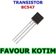 TRANSISTOR BC547 BC 547 AMPLIFIER NPN TO-92 FVKOTIM