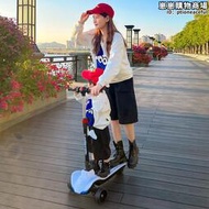 兒童電動式寶寶可充電滑板車小學生三輪平板自動成人滑板車親子款大號