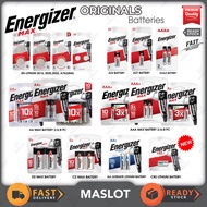 [ORIGINAL] ENERGIZER MAX Alkaline Battery AA | AAA | AAAA | C | D | 9V | A76 LR44 | 2032 2016 A23 A2
