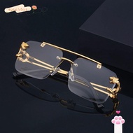 EU-FASHION Rimless Sunglasses Fashion Rimless Metal Eyewear Steampunk Sun Glasses