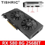 ℡❈◎RX 580 8G Video Card AMD Radeon GDDR5 2048sp 51risc RX580 8GB Graphics Card PCIE X16 3.0 256Bit D