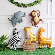 Animal Party Decoration Balloon Birthday Party Aluminum Film Balloon Giraffe Balloon Leopard Balloon