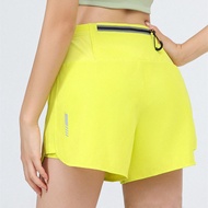 Plus Size 4XL 5XL Multi-Pockets Women Running Shorts Ladies Gym Fitness Yoga Training Cycling Shorts