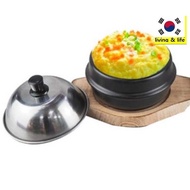 Korean Egg Bomb steam lid/stainless steel clay steam egg pot  lid/ Fluffy egg steamer cover(Ddukbaeg