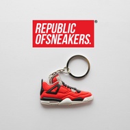 [2D KEYCHAIN] NIKE AIR JORDAN 4 RETRO "TORO BRAVO"