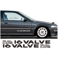 STIKER 16 VALVE GRAND CIVIC NOUVA LX