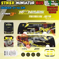 Stiker Miniatur Bus Mooneyes | Armagedon | Saturn Pink