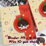 Binder A5 - 6 Caleb Love And Deep Space ThemedRing A5 Binder Ring Binder