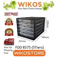 Hot Price 🔥🔥🔥 [ Wikostore website with Cheaper Price &amp; Shipping ] Felton FDD8575 Document Drawer 5 Tiers A4