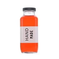 Combo of 6 premium square glass bottles 500ml