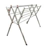 Rak Jemuran Baju Handuk Aluminium Mini - Jemuran Pakaian Stainless 9 jalur - Medan