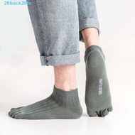 BACK2LIFE Five-Finger Socks Thin Simple Cotton Striped Men Women Men Socks