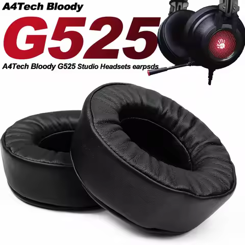 Earphone pads For A4Tech Bloody G525 replacement Earpads headphones Mesh cloth Memory Covers Sponge 