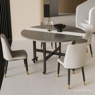 Table Small Apartment Round Table Dining Dining Table Foldable Dining Table Foldable Household Dinin