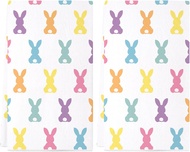 Siilues Easter Kitchen Towels Set of 2 18x26 Inch Dish Towels Home Decor Hand Towels Seasonal Spring