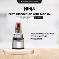Ninja Nutri Blender Pro, Auto-iQ & Pro Extractor Blade , 3 On the Go cups, 1000W motor Crush Ice, Sm