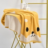 柴犬大學 柴犬純棉刺繡浴巾 純棉浴巾 海灘巾 沙灘巾 大浴巾