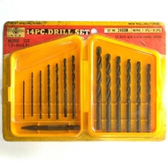 MATA Bova HSS Drill Bit Set 1.5-6.5 mm - Drill Bit 14 pcs 1.5 - 6.5 mm