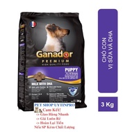 THỨC ĂN CHO CHÓ CON Ganador Puppy Vị Sữa và Dha Gói 3Kg Thương Hiệu Từ Pháp - Pet shop 24