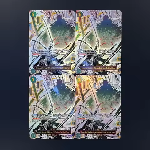 One Piece TCG OPCG English Dead Man Game card Grean Zoro Event OP12-037 Textured Foil Card Anime Col