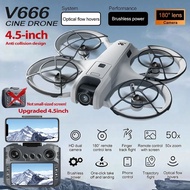 With Large Screen Remote Control New V666 Drone 4K  ESC Camera Aerial FPV Brushless Avoiding Obstacl