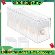 【】Acrylic Jewelry Box Organizer, with 20 Portable Anti Tarnish Jewelry Bags, Travel Jewelry Organize