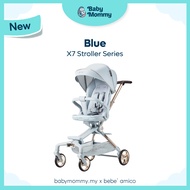 Babymommy👶Bebe Amico Two Ways Facing Stroller X7 Stroller Z1 - 6 months to 22kg