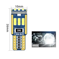 10pcs Canbus T10 Led W5W Led Car Interior Reading Lights 9SMD 4014 Chip No Error 194 168 Dome Light