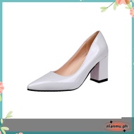 Ready Stock close shoes with Heels Formal School Of fice for women 33-50 size 49 king size block hee