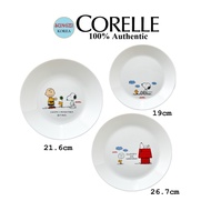 CORELLE PYREX X PEANUTS Milk Glass Tableware Series Snoopy
