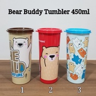 Tupperware Bear Buddy Tumbler 450ml (1) 8.2cm(D) x 16.9cm(H)
