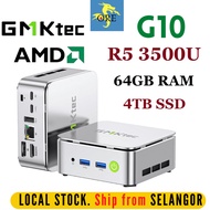 GMKtec G10 AMD Ryzen 5 3500U Windows Mini PC 64GB DDR4 RAM 4TB SSD Gaming PC Gaming Computer Desktop