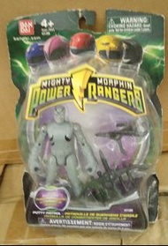 美版 Bandai 恐龍戰隊 power rangers 灰色敵兵 4吋 action figure 1 盒