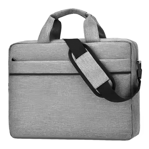 Laptop Carrying Case Shockproof Laptop Shoulder Bag Waterproof Computer Cover Bag 3 Compartments Lap