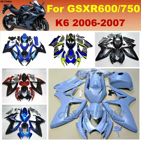 Fairing Kit Fit For GSX-R600 750 GSXR600 GSXR750 2006 2007 K6 K5 k7 High Quality Injection Nardo Gre