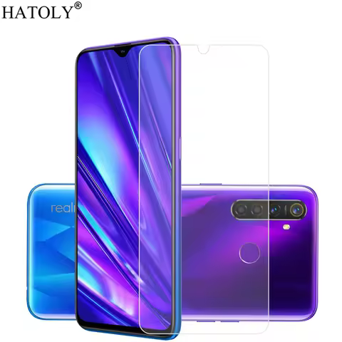 2PCS For OPPO Realme 5 Pro Glass For Realme 5 Pro Tempered Glass Film 9H Glue Hard Phone Screen Prot
