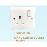 UMS/ProSMK 13A 1G SWITCH SOCKET (BAKELITE)