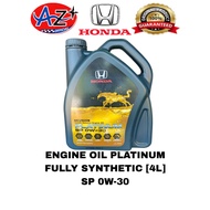 ORIGINAL 100% HONDA PLATINUM FULLY SYNTHETIC (4L) SP 0W-30