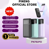 Pineng Pn791/PN792/PN793 Powerbank (10000mAh/20000mAh/30000mAh)22.5W Fast Charge Powerbank Built-in 