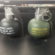 Mô Hình Quả Lựu Đạn M67 Bằng Kim Loại Thật Khóa Kéo Quân Sự Đồ Chơi Quả Lựu Đạn Khói M18 Đồ Chơi Sán