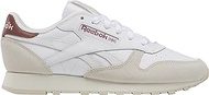 Reebok Classic Leather Women Training Running Shoes, White/Chalk/Sedona Rose, 11