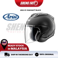 ARAI VZ-RAM Matt Black Frost Arai Arai Open Face Shengfatt Superbike SIRIM VZ RAM SHOEI