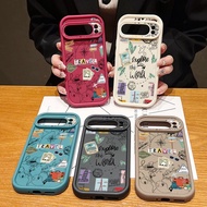 Casing Google Pixel 10 Pro XL 9 Pro 8a 9aTravel World Map Stamp Sticker Pattern Shockproof Phone Cas