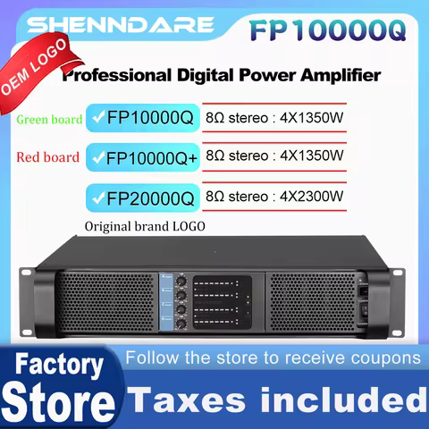 FP10000Q/FP20000Q Audio Power Amplifier 4 Channels 4x1350W 10000 Watts Live Show Professional Disco 