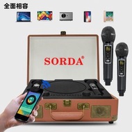 全城熱賣 - SORDA便攜充電無線K歌藍牙音響 無線雙麥 卡拉OK 喇叭 音箱 播放器 SD2109