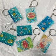 Premium Selection Immersed Underwater Puppy Double-Sided Keychain Water Ripple Simple Transparent Hi