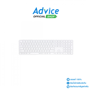 KEYBOARD WIRELESS RAPOO E9550L ULTRA-SLIM WHITE (BLUETOOTH)