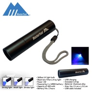 MASTERTOOL 365nm UV Rechargeable Professional Flashlight