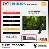 Philips 8530 Series 55/65/75/86 Inch 4K UHD QLED TV Smart Google TV Dolby Vision HDR 120Hz DLG