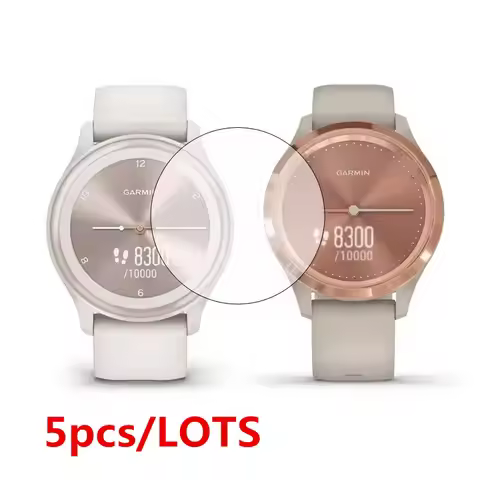 5pcs TPU Soft Smartwatch Protective Film Cover For Garmin Vivomove Trend/Sport/3/3S/Style/Luxe HR Sm